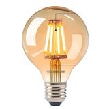 TD® Ampoule ，E27 à visser ，8W  220V， Ambre sarcelle，Décoration lumineuse，Ampoules électriques à l'ancienne， Ampoule décorative vinta