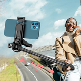 TD® Selfie stick trépied support de caméra anti-tremblement extérieur support de diffusion en direct 360 panorama bluetooth prise de