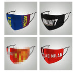 TD® Masque de soie de glace en plein air équitation écran solaire impression football anti-poussière moe respirant masque mince XKZ-