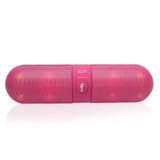 TD® Enceinte Haut Parleur Portable Antichoc Wireless FM Haut-parleurs stéréo LED Pour SmartPhone Tablet-Rose Couleur