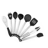 TD® 8pcs outils de cuisson résistants à la chaleur Premium Ustensiles de cuisine ensemble