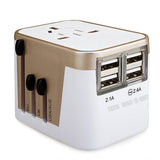 TD® Prise de conversion universelle de voyage accessoire électronique informatique USB chargeur multifonction de voyage portable USB