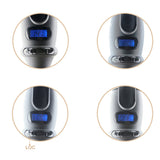 TD® Contrôle de la température fer à friser grand volume 38mm céramique fer à friser bleu affichage LCD chauffage rapide