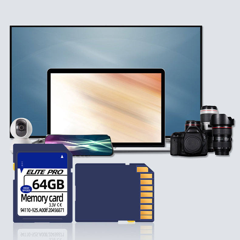 TD® Carte SD 64G carte de musique de voiture enregistreur de conduite grande carte caméra carte mémoire mémoire flash