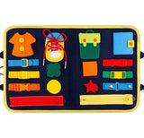 TD® Jouets s'habiller planche d'apprentissage planche occupée jouets aides pédagogiques feutre planche d'apprentissage exercicecapac