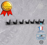 Patères en rangée Patères sans perforation patères patères murales patères space patères en aluminium patères noires patères
