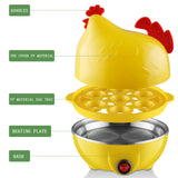 TD® Oeuf vapeur mini multifonction cuiseur à oeufs ménage cuiseur à oeufs mise hors tension automatique double couche cuiseur à oeuf