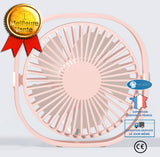 INN® Mini Ventilateur USB Climatiseur Portable de Refroidissement Bureau Rotation Réglable Portable Chambre ROSE Chambre ETE