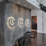 TD® Lampe murale LED magnifique motif éclairé design tendance moderne style contemporain décoration intérieur extérieur éclairage