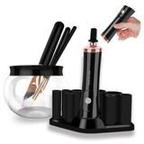TD® Nettoyeur de pinceau maquillage électrique kit makeup brush cleaner automatique crayon multifonctionnel rotatif à haute vitesse