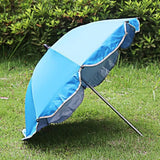 TD® Soleil Parapluie pour Poussette Landau Anti-UV Coupe-Vent Parasol Bébé Accessoires Bleu