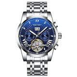 TD® Montre pour homme Mode Business Montre mécanique pour homme Montre étanche Montre multifonctionnelle pour homme