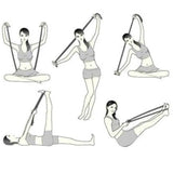 TD® Élastique Extensible pour Exercice Yoga /Gymnastique/ Dance Latine Ceinture Sangle Bande de Résistance du corps