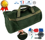 TD® Sac à Outils/ Vert en Toile Épaissie et Résistante Originale/ Sac de Rangement d'Outils/ Kit de matériel Réparation Voiture