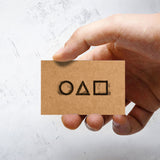 TD® 10 pièces carte de film de jeu de calmar du même type carte de jeu carte de jeu périphérique carte de jeu de carte de fête solit