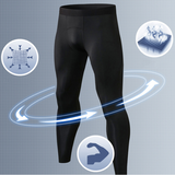 Pantalons de fitness serrés pour hommes, pantalons d'entraînement à séchage rapide et respirants, pantalons course extensible