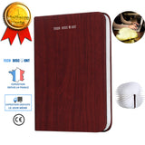 TD® Lampe Livre lecture led lumineux bois rechargeable couleur enfant pliante de chevet veilleuse décorative lumière bureau sans fil