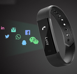 INN®  sport intelligent test de fréquence cardiaque étanche, podomètre, santé du sommeil et bracelet cadeau de surveillance sédentai