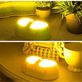 TD® Lampe de placard 10 LED detecteur de mouvement 2835smd veilleuse nuit Jaune Ro16697