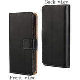 Verre Trempé + Coque Pour S40 Lite-S40 - Etui Housse Noir Motif PU Cuir de Protection S40 Lite/S40