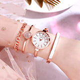 INN® Filles Teen Friends Montre Coffret Cadeau Coffret Montre À Quartz Femme Blanc-Cadeau De Noël Cadeau D'anniversaire De Vacances