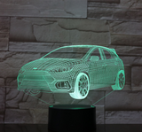 TD® Décoratif USB Voiture 7 Couleurs Télécommande Illusion Optique Veilleuse 3D Visualisation Tableau Bureau Lampes 3D Glow  CV84381