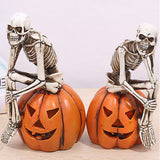 TD® Halloween citrouille crâne lanterne barre lumineuse décoration scène mise en page accessoires fantôme festival ornements
