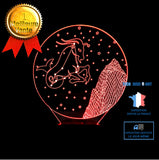 TD® Constellation Capricorne Importé Acrylique 3D Touch Petite Lampe de Table