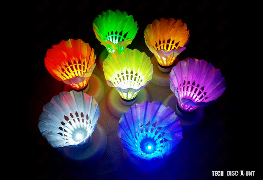 Volants, Badminton à LED, Éclairage de balles de badminton, Stabilité et  durabilité Éclairage Volant coloré pour les activités sportives extérieures  et intérieures