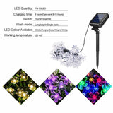 INN® Explosive LED fleur de cerisier guirlande boîte à solaire sept couleurs chambre rêve étoilé décorative 7M50 lumière blanc chaud