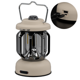 TD® Lampe de cheval rétro interface de charge rapide lampe de tente lampe de camping lampe de camping en plein air à gradation conti