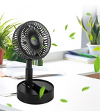 INN® Petit ventilateur rétractable pliable de chargement USB Mini ventilateur de bureau portable pour étudiant Ventilateur de bureau