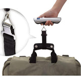 TD® Pèse-bagages électronique portable appelé 50 kg LED nuit affichage haute définition crochet type voyage à la maison