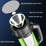 TD® Lampe de poche forte lumière charge multi-fonction extérieur ultra-lumineux projecteur portable d'urgence éclairage à la maison