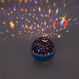 TD® Lampe de projection lumineuse de lumière de ciel étoilé rotative colorée jouet lumineux créatif