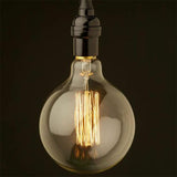 TD® Ampoule à Filament de carbone G125-B22 Vintage Edison porte-ampoule douille décoration de noël ampoule rétro ampoule