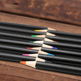 Fournitures d'art 60 ensemble de crayons de couleur solubles dans l'eau de croquis de peinture peints à la main professionnel