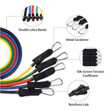 TD® Bande de Résistance/  Élastiques Musculation Set/ Latex Fitness Exercice / Kit avec Ancre de Porte/Poignées/Sangle de Cheville