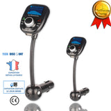 TD® Transmetteur FM Bluetooth puissance lecteur mp3 Voiture Mains Libres Musiques Adaptateur Radio sans Fil Kit