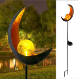 TD® Solaire Lampadaire extérieur - LED rétro fer Bronze soleil Angle Mars Lampes solaires flamme lumière Lampadaire de jardin pelous