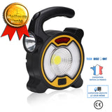 TD® Lampe de poche éclairage campement pêche randonnée luminaire de poche alimentation pile 18650 lumière LED de poche nocturne