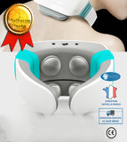 INN® Masseur cervical d'épaule intelligent Massage cervical d'impulsion électrique Masseur de cou sans fil multifonctionnel