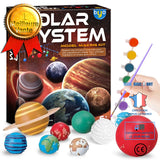 TD® Cadeau créatif pour enfants système solaire peinture couleur peinture jouet fait à la main modèle d'univers lumineux