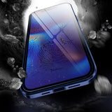 TD® Étui de téléphone portable pour iPhone13pro max couvercle de protection anti-poussière magnétique en verre trempé double face