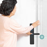 TD® Serrure d'empreintes digitales automatique maison antivol porte serrure électronique intelligente serrure de mot de passe