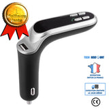 TD® Transmetteur FM voiture / Mains libres Kit Bluetooth Chargeur Transmetteur FM Lecteur MP3