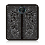TD® Masseur de pieds intelligent EMS coussin de massage des pieds d'impulsion d'acupoint coussin de pied de machine de pédicure port