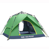 TD® Camping automatique hydraulique accru en plein air 3-4 personnes tente de camping anti-tempête camping portable compte ouvert ra