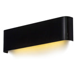 TD® Cousin 2PCS 30CM 12W LED Applique Murale Intérieur Chaud Blanc-Moderne Applique Murale pour Chambre Salon Escalier Couloir-Noir