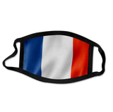 TD® Masque en tissu lavable animation de dessin animé français masque d'impression anti-poussière masque de tissu de soie de glace